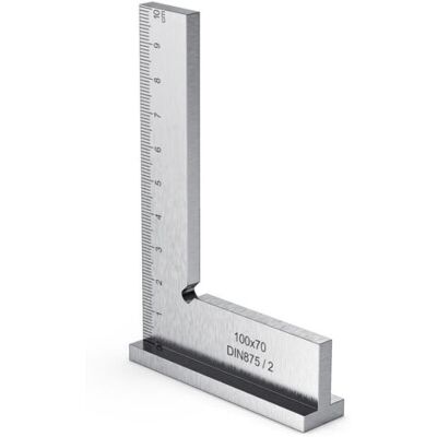 ABYSSE Equerre Menuisier, 100x70mm Précision Angle Droit Bloc Règle Avec Échelle Pour Ingénieur Charpentier, Fausse Equerre Charpentier Metal Pour Machines Mettre En Place Et Laboratoire Utilisation - Publicité ABYSSE Equerre Menuisier, 100x70mm Précision Angle Droit Bloc Règle Avec Échelle Pour Ingénieur Charpentier, Fausse Equerre Charpentier Metal Pour Machines Mettre En Place Et Laboratoire Utilisation - Publicité