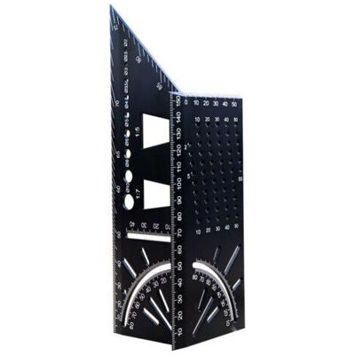 ABYSSE Équerre Menuisier 3d, Angle Règle Alliage D'Aluminium 45 90 Degrés D'Onglet Travail Du Bois Règle De Mesure Poutres Tubes Tridimensionnel Pour Décorative, Version Aléatoire Inch/cm Nvoyée - Publicité ABYSSE Équerre Menuisier 3d, Angle Règle Alliage D'Aluminium 45 90 Degrés D'Onglet Travail Du Bois Règle De Mesure Poutres Tubes Tridimensionnel Pour Décorative, Version Aléatoire Inch/cm Nvoyée - Publicité