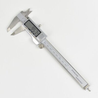 AHLSEN Bravix Pied À Coulisse Numérique, Professionnel Caliper 150mm, Précision Digital Outil Micromètre Vernier En Acier Inoxydable, Mm/inch Conversion, Résiste Aux Eclaboussures (écran Normal) - Publicité AHLSEN Bravix Pied À Coulisse Numérique, Professionnel Caliper 150mm, Précision Digital Outil Micromètre Vernier En Acier Inoxydable, Mm/inch Conversion, Résiste Aux Eclaboussures (écran Normal) - Publicité