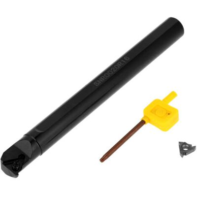 ABYSSE Porte-outil De Tournage À Filetage Intérieur Snr0020r16 20 Mm × 200 Mm, Insert 16ir Ag60 + Clé - Publicité ABYSSE Porte-outil De Tournage À Filetage Intérieur Snr0020r16 20 Mm × 200 Mm, Insert 16ir Ag60 + Clé - Publicité