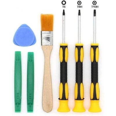 Cellfast Kit De Tournevis T6 T8h T10h Pour Manette Xbox 360 Et Manette Ps3 Ps4, Outil De Levée Sécurisé Et Brosse De Nettoyage - Publicité Cellfast Kit De Tournevis T6 T8h T10h Pour Manette Xbox 360 Et Manette Ps3 Ps4, Outil De Levée Sécurisé Et Brosse De Nettoyage - Publicité