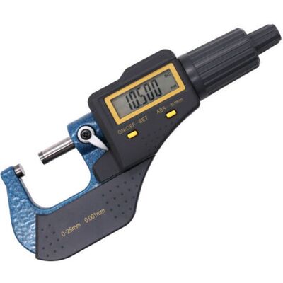 ABYSSE 0–25 Mm/0–1 Zoll Digitales Mikrometer – 0,001 Mm/0,00005 Zoll Hochpräzises Tragbares Elektronisches Lcd-mikrometer, Inkrementelle Und Absolute Messung, Zoll- Und Metrischer Modus, Grau - Publicité ABYSSE 0–25 Mm/0–1 Zoll Digitales Mikrometer – 0,001 Mm/0,00005 Zoll Hochpräzises Tragbares Elektronisches Lcd-mikrometer, Inkrementelle Und Absolute Messung, Zoll- Und Metrischer Modus, Grau - Publicité