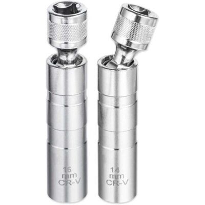 ABYSSE Douilles À Bougies 14 Mm Et 16 Mm, 2 Clés À Bougie Magnétiques, Clé À Bougie Universelle 12 Pans 3/8 - Publicité ABYSSE Douilles À Bougies 14 Mm Et 16 Mm, 2 Clés À Bougie Magnétiques, Clé À Bougie Universelle 12 Pans 3/8 - Publicité
