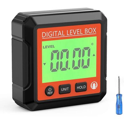 FLAMMKRAFT Niveau À Bulle Numérique, Rapporteur D'Angle Électronique, Inclinomètre Avec Base Magnétique Et Écran Lcd De Précision. Publicité FLAMMKRAFT Niveau À Bulle Numérique, Rapporteur D'Angle Électronique, Inclinomètre Avec Base Magnétique Et Écran Lcd De Précision. Publicité