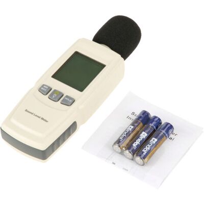 ABYSSE Gm1352 Sonomètre Numérique Portable À Écran Lcd - Testeur De Niveau Sonore - Plage De Mesure : 30 Db À 130 Db Décibels - Publicité ABYSSE Gm1352 Sonomètre Numérique Portable À Écran Lcd - Testeur De Niveau Sonore - Plage De Mesure : 30 Db À 130 Db Décibels - Publicité