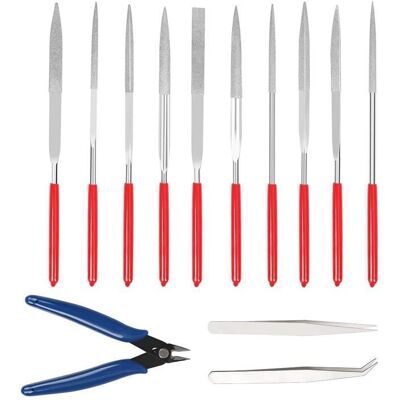 BARBAYDOS Lanmok Lime En Métal,13 Pcs Lime Diamant Kit,fichier De L'Aiguille,professionnel De Bijoutier Précision Diamond Lime Aiguille En - Publicité BARBAYDOS Lanmok Lime En Métal,13 Pcs Lime Diamant Kit,fichier De L'Aiguille,professionnel De Bijoutier Précision Diamond Lime Aiguille En - Publicité