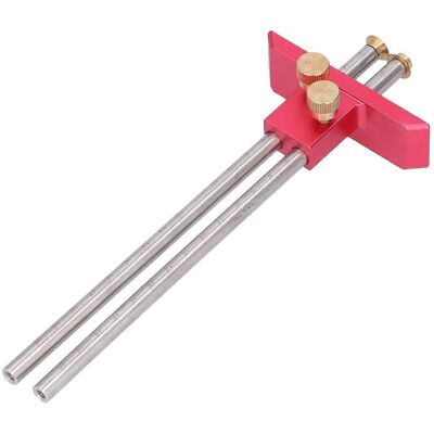 FLAMMKRAFT Règle De Traçage À Double Tête, Outil De Mesure Pour Le Travail Du Bois, Échelle Transparente De 20 Cm - Publicité FLAMMKRAFT Règle De Traçage À Double Tête, Outil De Mesure Pour Le Travail Du Bois, Échelle Transparente De 20 Cm - Publicité