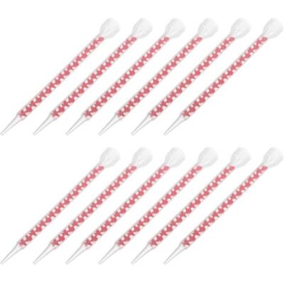 ABYSSE 12 Embouts Mélangeurs De Calfeutrage En Spirale Buse De Finition Pour Mastic Outil De Mélange Homogène Pour Résine Époxy Pour Joints Carrelage La Cuisine Et Salle De Bain Lot - Publicité ABYSSE 12 Embouts Mélangeurs De Calfeutrage En Spirale Buse De Finition Pour Mastic Outil De Mélange Homogène Pour Résine Époxy Pour Joints Carrelage La Cuisine Et Salle De Bain Lot - Publicité