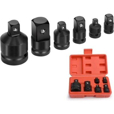 ABYSSE Lot De 6 Adaptateurs Pour Clé À Douille,, Clé À Douille Réducteurs Pour Convertisseur De Douilles 1/4 - Publicité ABYSSE Lot De 6 Adaptateurs Pour Clé À Douille,, Clé À Douille Réducteurs Pour Convertisseur De Douilles 1/4 - Publicité