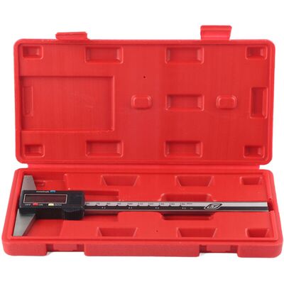 OEM Jauge De Profondeur Numérique En Acier Inoxydable De Haute Précision Vernier Caliper Outil De Mesure 0-150mm 0.01mm - Publicité OEM Jauge De Profondeur Numérique En Acier Inoxydable De Haute Précision Vernier Caliper Outil De Mesure 0-150mm 0.01mm - Publicité