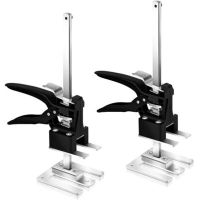 ABYSSE 240kg, Outil, 2l - Lot De 2 Leviers À Main Économes De Travail - Bras De 30 Cm - Jusqu'à 240 Kg - Outil De Levage Pour Carrelage - Réglable En Hauteur Pour Plaques De Plâtre - Publicité ABYSSE 240kg, Outil, 2l - Lot De 2 Leviers À Main Économes De Travail - Bras De 30 Cm - Jusqu'à 240 Kg - Outil De Levage Pour Carrelage - Réglable En Hauteur Pour Plaques De Plâtre - Publicité