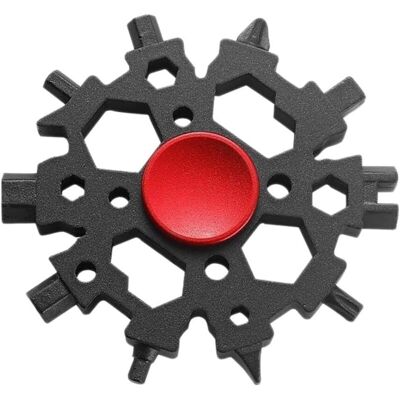 MOXIE Outil Multifonctionnel De Flocon De Neige 22-en-1 En Acier Au Carbone Multitool Standard De Flocon De Neige, Cadeaux De Clé De Flocon De Neige Pour Les Hommes - Publicité MOXIE Outil Multifonctionnel De Flocon De Neige 22-en-1 En Acier Au Carbone Multitool Standard De Flocon De Neige, Cadeaux De Clé De Flocon De Neige Pour Les Hommes - Publicité