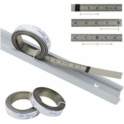 ABYSSE Règles Métriques, Bandes De Piste Auto-adhésives, Pour Scie À Onglet, Mètre À Ruban, Règle D'Échelle, Du Centre À Droite Et À Gauche, 2.5m-0-2.5m, Argent, 1pc - Publicité ABYSSE Règles Métriques, Bandes De Piste Auto-adhésives, Pour Scie À Onglet, Mètre À Ruban, Règle D'Échelle, Du Centre À Droite Et À Gauche, 2.5m-0-2.5m, Argent, 1pc - Publicité