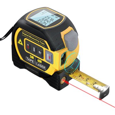 MOXIE Sjlerst – Niveau Laser Télémètre 3-en-1 40m – Mètre Ruban 5m – Mesure De Surface Et Volume – Écran Lcd Rétroéclairé - Publicité MOXIE Sjlerst – Niveau Laser Télémètre 3-en-1 40m – Mètre Ruban 5m – Mesure De Surface Et Volume – Écran Lcd Rétroéclairé - Publicité