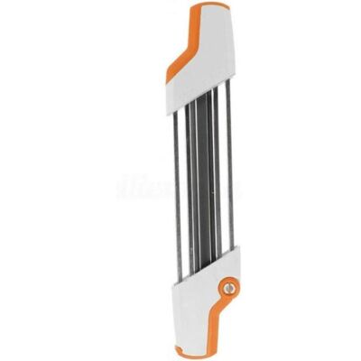 ENLENK Affûteuse De Chaîne De Tronçonneuse 2 En 1 En Métal Facile À Utiliser 3/8" P 4,0 Mm Remplacement Pour Chaîne Blanc - Publicité ENLENK Affûteuse De Chaîne De Tronçonneuse 2 En 1 En Métal Facile À Utiliser 3/8" P 4,0 Mm Remplacement Pour Chaîne Blanc - Publicité