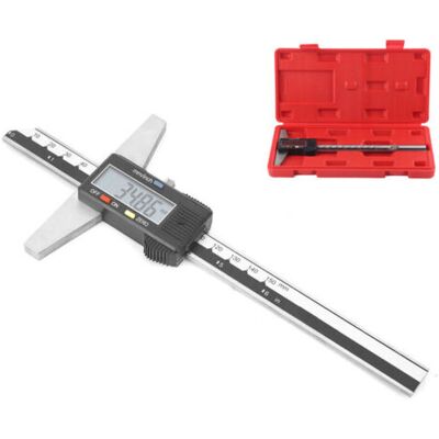 ABYSSE 0-150 Mm Jauge De Profondeur Numérique,pied À Coulisse Numérique En Acier Inoxydable De Haute Précision De 0,01 Mm Avec Système De Mesure Mm/pouce - Publicité ABYSSE 0-150 Mm Jauge De Profondeur Numérique,pied À Coulisse Numérique En Acier Inoxydable De Haute Précision De 0,01 Mm Avec Système De Mesure Mm/pouce - Publicité