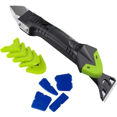 ABYSSE Kit D'Outils 5 En 1 Pour Joints En Silicone – Outil De Retrait Et De Lissage Du Mastic Silicone, Outil De Finition Pour Joints – Outil Pour Joints De Salle De Bain, Cuisine, Baignoire, Fenêtres Et Évi - Publicité ABYSSE Kit D'Outils 5 En 1 Pour Joints En Silicone – Outil De Retrait Et De Lissage Du Mastic Silicone, Outil De Finition Pour Joints – Outil Pour Joints De Salle De Bain, Cuisine, Baignoire, Fenêtres Et Évi - Publicité