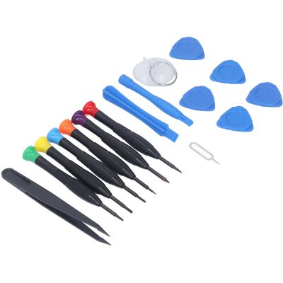 LBVIE Kit D'Outils De Démontage Pour Réparation Électronique : Tournevis, Leviers, Ventouses. Publicité LBVIE Kit D'Outils De Démontage Pour Réparation Électronique : Tournevis, Leviers, Ventouses. Publicité
