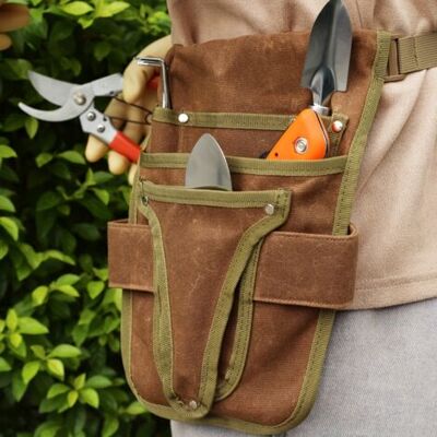 ABYSSE Sac Banane Robuste Pour Outils De Jardinage Femme & Homme - Sac De Taille Multi-poches En Nylon Durable Avec Sangle Réglable, Organisateur D'Outils Pour Jardiniers, Plombiers - Publicité ABYSSE Sac Banane Robuste Pour Outils De Jardinage Femme & Homme - Sac De Taille Multi-poches En Nylon Durable Avec Sangle Réglable, Organisateur D'Outils Pour Jardiniers, Plombiers - Publicité