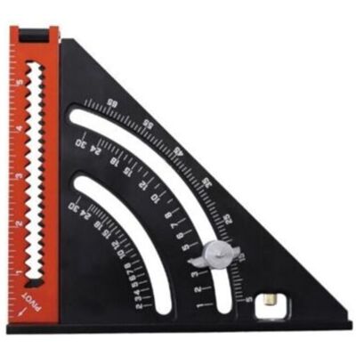 SANS MARQUE Pré Equerre Menuisier Metal Aluminium Règle De Triangle Pliante Équerre Combinée 310mm Multifonction Équerre Triangle Règle D'Angle Rapporteur - Publicité SANS MARQUE Pré Equerre Menuisier Metal Aluminium Règle De Triangle Pliante Équerre Combinée 310mm Multifonction Équerre Triangle Règle D'Angle Rapporteur - Publicité