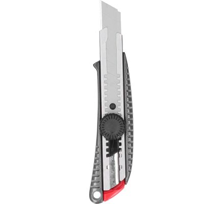 LBVIE Couteau Utilitaire À Molette Rétractable Et Autobloquant, Outil De Coupe Pour Métaux, Largeur 18 Mm - Publicité LBVIE Couteau Utilitaire À Molette Rétractable Et Autobloquant, Outil De Coupe Pour Métaux, Largeur 18 Mm - Publicité