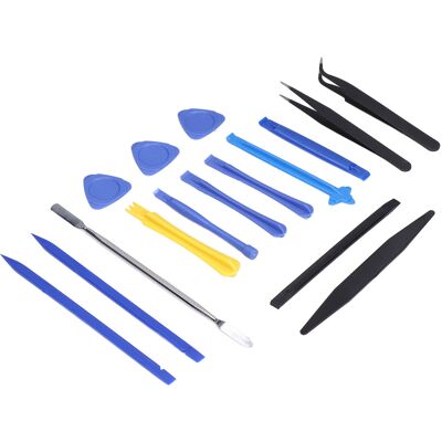 LBVIE Kit D'Outils De Réparation Électronique Comprenant Une Barre D'Ouverture En Pvc, Un Outil Triangulaire, Une Spatule Et Une Pince À Épiler. Publicité LBVIE Kit D'Outils De Réparation Électronique Comprenant Une Barre D'Ouverture En Pvc, Un Outil Triangulaire, Une Spatule Et Une Pince À Épiler. Publicité