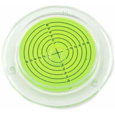 ABYSSE Niveaux À Bulle Niveau À Bulle Circulaire Rond À Bulle Avec Trous De Fixation Pour Camping-car, Vert, 100mm - Publicité ABYSSE Niveaux À Bulle Niveau À Bulle Circulaire Rond À Bulle Avec Trous De Fixation Pour Camping-car, Vert, 100mm - Publicité