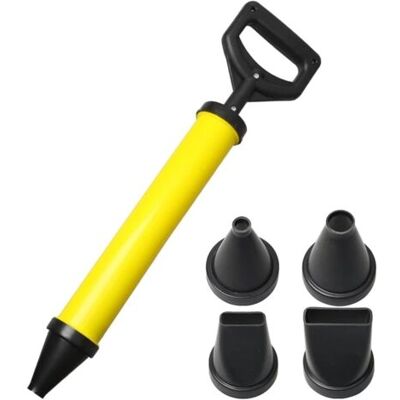ABYSSE Pistolet À Calfeutrer Nouvelle Pompe À Calfeutrer En Ciment Pistolet De Remplissage De Mortier Manuel Tube De Coulis À La Chaux Applicateur De Pulvérisateur Avec 4 Buses Outils De Construction - Publicité ABYSSE Pistolet À Calfeutrer Nouvelle Pompe À Calfeutrer En Ciment Pistolet De Remplissage De Mortier Manuel Tube De Coulis À La Chaux Applicateur De Pulvérisateur Avec 4 Buses Outils De Construction - Publicité