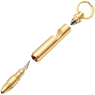 ALVIOR Ouvre-bouteilles - Casse-vitre D'Urgence - Couteau Multifonction - Tournevis Miniature - Porte-clés Edc 4 En 1 - 1 Pièce - Publicité ALVIOR Ouvre-bouteilles - Casse-vitre D'Urgence - Couteau Multifonction - Tournevis Miniature - Porte-clés Edc 4 En 1 - 1 Pièce - Publicité