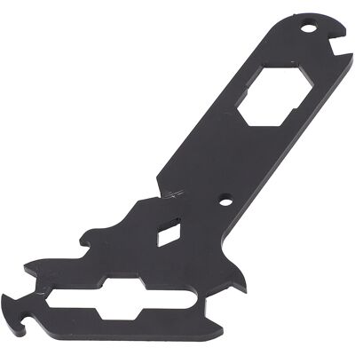 Outil Multifonction 14-en-1 Ortviai Acier Noir Mat Clé Dénudeur Ouvre-bouteille Compact Pour Camping-car Bateau Atelier - Publicité Outil Multifonction 14-en-1 Ortviai Acier Noir Mat Clé Dénudeur Ouvre-bouteille Compact Pour Camping-car Bateau Atelier - Publicité