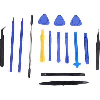 WEYTOLL Kit D'Outils De Réparation Électronique Comprenant Une Barre D'Ouverture En Pvc, Un Outil Triangulaire, Une Spatule Et Une Pince À Épiler. Publicité WEYTOLL Kit D'Outils De Réparation Électronique Comprenant Une Barre D'Ouverture En Pvc, Un Outil Triangulaire, Une Spatule Et Une Pince À Épiler. Publicité