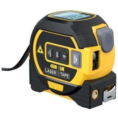 OEM Mètre Laser Numérique 3 In 1 Avec Ligne Laser Croisée, 131ft Télémètre Laser Numérique, 16ft Mètre À Ruban Avec Rétroéclairage Lcd Pour Distance, Zone, Le Volume - Publicité OEM Mètre Laser Numérique 3 In 1 Avec Ligne Laser Croisée, 131ft Télémètre Laser Numérique, 16ft Mètre À Ruban Avec Rétroéclairage Lcd Pour Distance, Zone, Le Volume - Publicité