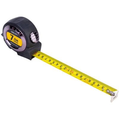 ABYSSE Ruban À Mesurer Autobloquant En Acier Inoxydable, Métrique 7,5 M 25 Mm Avec Clip De Ceinture - Publicité ABYSSE Ruban À Mesurer Autobloquant En Acier Inoxydable, Métrique 7,5 M 25 Mm Avec Clip De Ceinture - Publicité