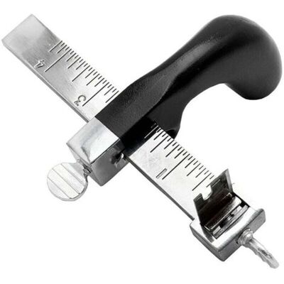ABYSSE Coupe-sangle En Cuir Coupe À La Main Outil En Cuir Coupe-ceinture En Bande De Cuir Avec Poignée En Aluminium De Jauge Pour Bricolage Maroquinerie - Publicité ABYSSE Coupe-sangle En Cuir Coupe À La Main Outil En Cuir Coupe-ceinture En Bande De Cuir Avec Poignée En Aluminium De Jauge Pour Bricolage Maroquinerie - Publicité