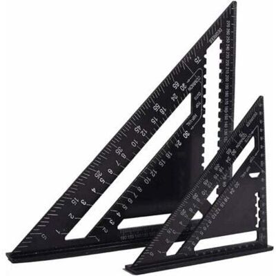 OEM Equerre Menuisier Multifonctions 18cm Et 30cm, Triangle Métal Aluminium Règle Équerre Trusquin Guide Raporteur Angle 45 90 Degres/outillage Charpentier/outil Traçage Guidage Menuiseri - Publicité OEM Equerre Menuisier Multifonctions 18cm Et 30cm, Triangle Métal Aluminium Règle Équerre Trusquin Guide Raporteur Angle 45 90 Degres/outillage Charpentier/outil Traçage Guidage Menuiseri - Publicité