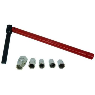 ABYSSE Clé Spéciale Pour Mitigeur Ø 13mm – 5 Douilles Ø 8-12mm – Accès Facile Aux Écrous Difficiles Sous Lavabo – Pour Plomberie Professionnelle - Publicité ABYSSE Clé Spéciale Pour Mitigeur Ø 13mm – 5 Douilles Ø 8-12mm – Accès Facile Aux Écrous Difficiles Sous Lavabo – Pour Plomberie Professionnelle - Publicité