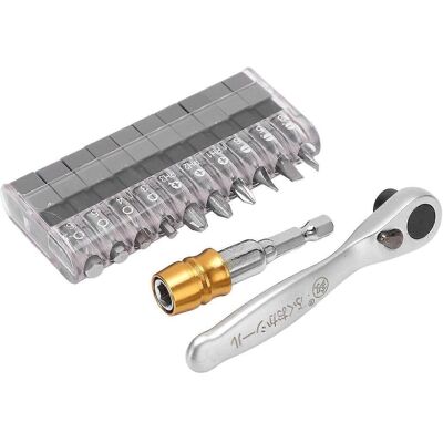 FLAMMKRAFT Lot De 12 Embouts De Clé À Cliquet Mini, Kit Tournevis À Cliquet Pour Réparation Automobile, Outil Polyvalent. Publicité FLAMMKRAFT Lot De 12 Embouts De Clé À Cliquet Mini, Kit Tournevis À Cliquet Pour Réparation Automobile, Outil Polyvalent. Publicité
