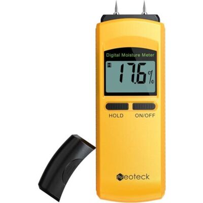 ABYSSE Humidité Compteur Humidimètre Numérique 4 Broches Testeur D'Humidité Détecteur D'Humidité Mesure De L'Humidité Pour Mur En Bois Béton Plâtre Brique En Fibre Ee Verre Caravanes Bateaux - Publicité ABYSSE Humidité Compteur Humidimètre Numérique 4 Broches Testeur D'Humidité Détecteur D'Humidité Mesure De L'Humidité Pour Mur En Bois Béton Plâtre Brique En Fibre Ee Verre Caravanes Bateaux - Publicité