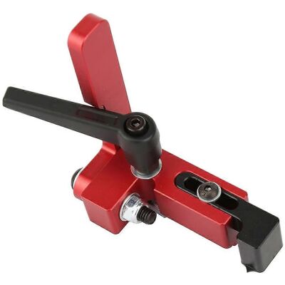 FLAMMKRAFT Dispositif De Butée De Longueur Précise Pour Rail D'Onglet En Acier Allié Type 75 Pour Outils De Travail Du Bois - Publicité FLAMMKRAFT Dispositif De Butée De Longueur Précise Pour Rail D'Onglet En Acier Allié Type 75 Pour Outils De Travail Du Bois - Publicité