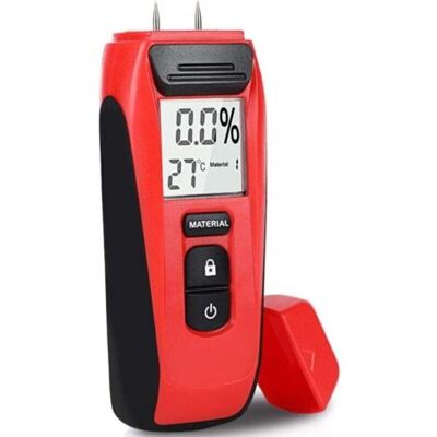 ABYSSE Détecteur D'Humidité, Testeur D'Humidité Avec Affichage Led Et 2 Broches, Hygromètre Numérique Portable Détecte Le Bois, Les Meubles, Les Murs Et Les Matériaux De Construction - Publicité ABYSSE Détecteur D'Humidité, Testeur D'Humidité Avec Affichage Led Et 2 Broches, Hygromètre Numérique Portable Détecte Le Bois, Les Meubles, Les Murs Et Les Matériaux De Construction - Publicité