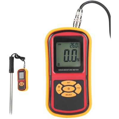 PELTOR Humidimètre À Grains Gm640, Appareil Portable De Mesure De L'Humidité Et De La Température, Écran Lcd Numérique Pour Blé, Riz, Maïs, Haricots - Publicité PELTOR Humidimètre À Grains Gm640, Appareil Portable De Mesure De L'Humidité Et De La Température, Écran Lcd Numérique Pour Blé, Riz, Maïs, Haricots - Publicité