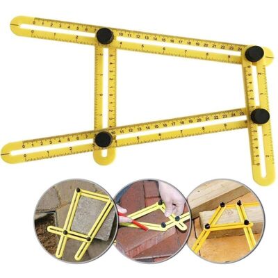 OEM Regle Multi Angle D'Outil De Modèle, Angleizer Template Tool, Règle De Mesure Multi-angle, Pliable Règle De Mesure, Règle Gnérale Modèle Angleizer Pour Bricoleurs, Constructeurs, Artisans - Publicité OEM Regle Multi Angle D'Outil De Modèle, Angleizer Template Tool, Règle De Mesure Multi-angle, Pliable Règle De Mesure, Règle Gnérale Modèle Angleizer Pour Bricoleurs, Constructeurs, Artisans - Publicité