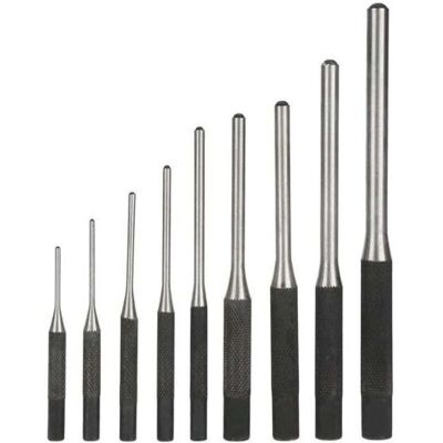 ABYSSE 9pcs Poinçon Jeu De Chasse-goupilles En Acier Durable Professionnel, Outil À Main Ingénierie Mécanique - Publicité ABYSSE 9pcs Poinçon Jeu De Chasse-goupilles En Acier Durable Professionnel, Outil À Main Ingénierie Mécanique - Publicité