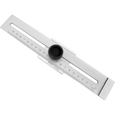 ABYSSE Règle De Marquage En Acier Inoxydable, Plage De Mesure : 250 Mm, 1 Pièce - Publicité ABYSSE Règle De Marquage En Acier Inoxydable, Plage De Mesure : 250 Mm, 1 Pièce - Publicité