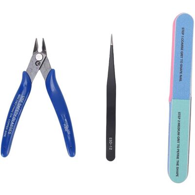 Garryfizh kit D'Outils Pour Maquettes Gunpla/diy - Pinces Coupantes, Pinceau, Bâton De Ponçage 7 Faces, Pour Modélisme Et Impression 3d - Publicité Garryfizh kit D'Outils Pour Maquettes Gunpla/diy - Pinces Coupantes, Pinceau, Bâton De Ponçage 7 Faces, Pour Modélisme Et Impression 3d - Publicité