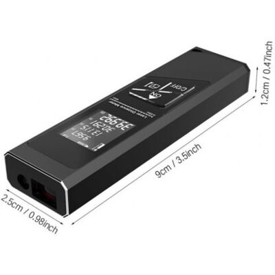 ABYSSE Télémètre Laser Numérique 40m Avec Niveau Infrarouge Et Règle Intégrée - Outil De Mesure Précis Pour Rénovation Et Construction - Publicité ABYSSE Télémètre Laser Numérique 40m Avec Niveau Infrarouge Et Règle Intégrée - Outil De Mesure Précis Pour Rénovation Et Construction - Publicité
