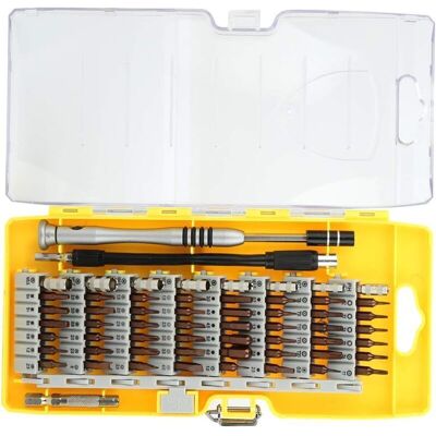 SANS MARQUE Kit D'Outils De Réparation Électronique Professionnel 60 En 1, Jeu D'Embouts De Tournevis De Démontage Multifonctions, Outils De Réparation Pour Lunettes De Téléphone - Publicité SANS MARQUE Kit D'Outils De Réparation Électronique Professionnel 60 En 1, Jeu D'Embouts De Tournevis De Démontage Multifonctions, Outils De Réparation Pour Lunettes De Téléphone - Publicité