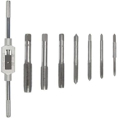ABYSSE Jeu De Tarauds Métrique Goujure Hélicoïdale 8pcs Tarauds Filetés Réglables Avec Alésoir (m3 M4 M5 M6 M8 M10 M12) - Publicité ABYSSE Jeu De Tarauds Métrique Goujure Hélicoïdale 8pcs Tarauds Filetés Réglables Avec Alésoir (m3 M4 M5 M6 M8 M10 M12) - Publicité