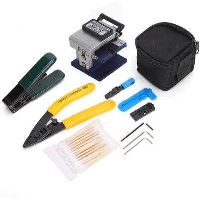 ABYSSE Kit D'Outils De Dénudage Et D'Épissure De Fibre Optique Ftth Avec Cliveuse Fc-6s - Publicité ABYSSE Kit D'Outils De Dénudage Et D'Épissure De Fibre Optique Ftth Avec Cliveuse Fc-6s - Publicité