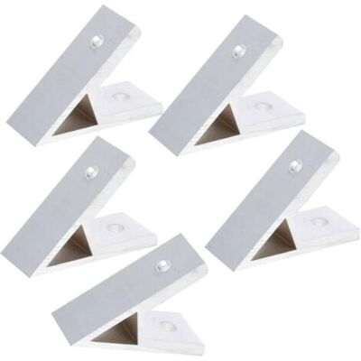ABYSSE 5 Pièces Code D'Angle De Support De 45 Degrés Support D'Angle De Fente En T Dégauchisseuse Support De Profil En Aluminium Accolades D'Angle Accessoires Coin Alliage D'Aluminium - Publicité ABYSSE 5 Pièces Code D'Angle De Support De 45 Degrés Support D'Angle De Fente En T Dégauchisseuse Support De Profil En Aluminium Accolades D'Angle Accessoires Coin Alliage D'Aluminium - Publicité